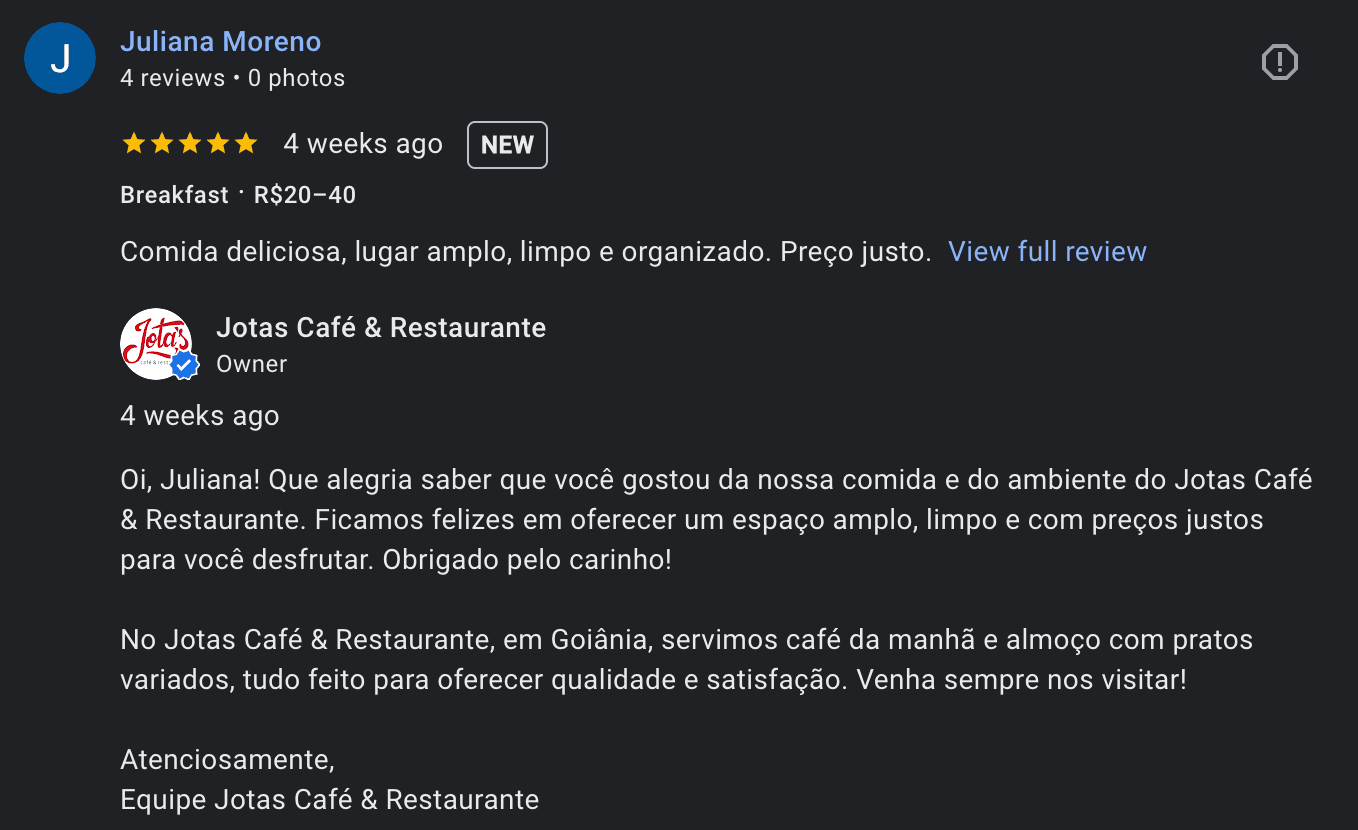 Case real de gestao de reputacao digital com respostas automaticas para comentarios de clientes